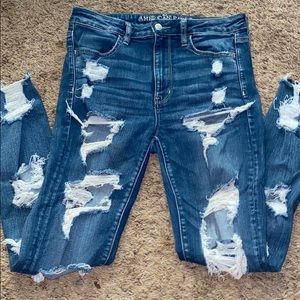 American eagle ripped jeans